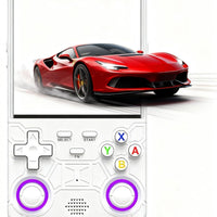 R36 Ultra Retro Handheld Game Console-2025 Model with 128GB, 4-Inch IPS Screen, over 30K Games Mini Video Games Console, Supports 23 Emulators, Linux-Based Retro Gaming Console (White)